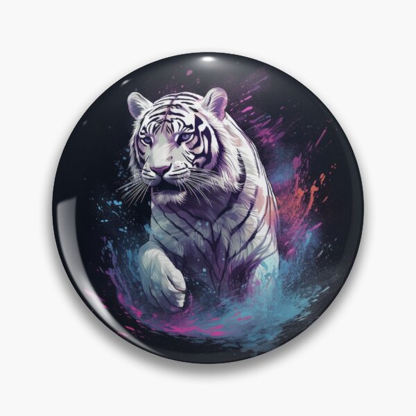 Item preview, Pure White Tiger designed and sold by letsgetinspired.