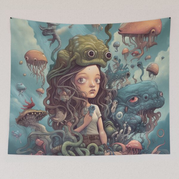 Item preview, The fantastical monster world designed and sold by fanzen69.
