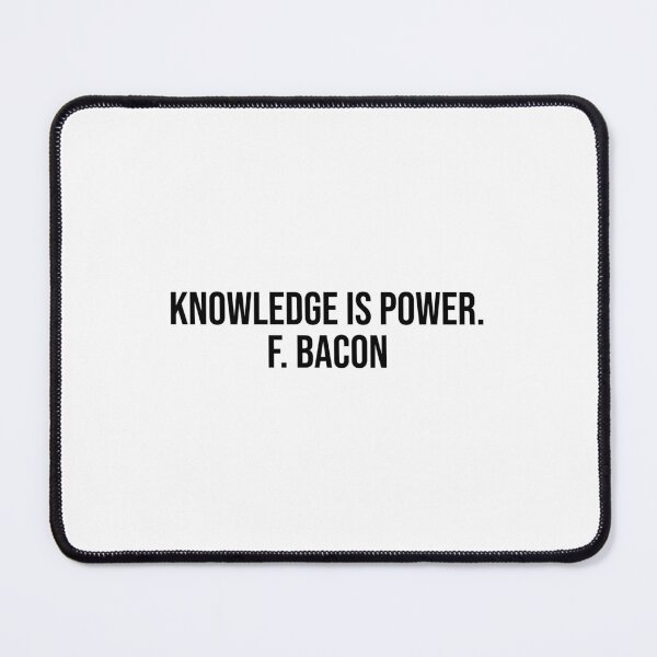 Item preview, Knowledge is power. F. Bacon designed and sold by LiteraryQuotes.