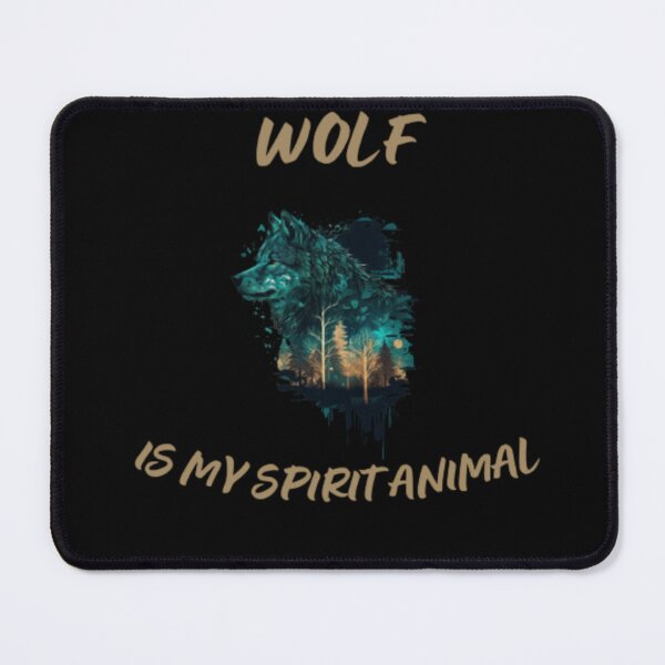 Item preview, wolf spirit animal designed and sold by Ernest Petitjean Créations.