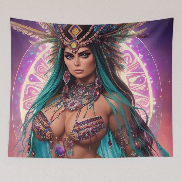 Item preview, Aztec Goddess of the Serpent designed and sold by magikman65.