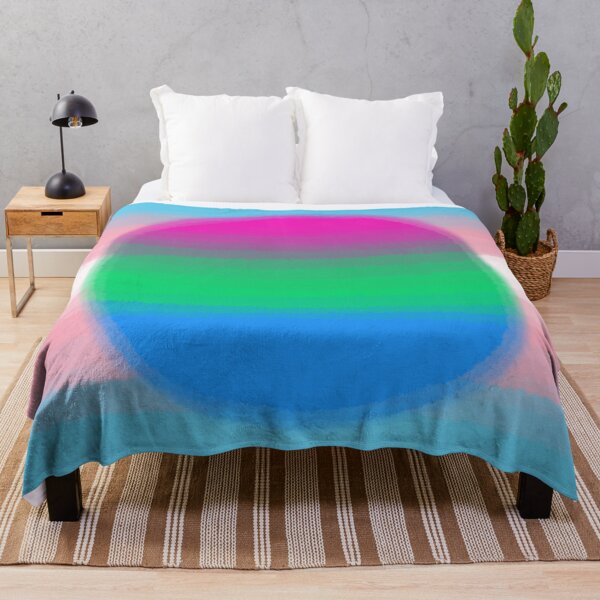 Aperçu de l'œuvre Watercolor Transgender Polysexual Pride Flag créée et vendue par Sum-Thangs.