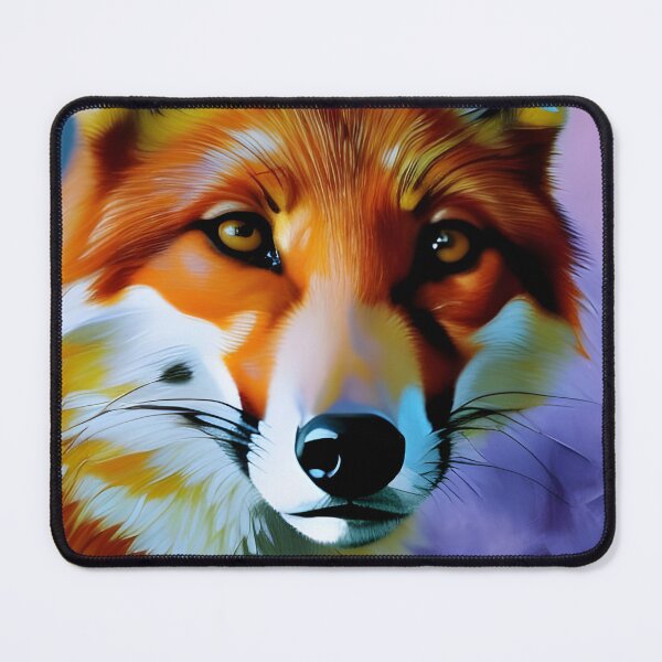 Item preview, Fox portrait, impasto, Ai Generated Art designed and sold by ACC .