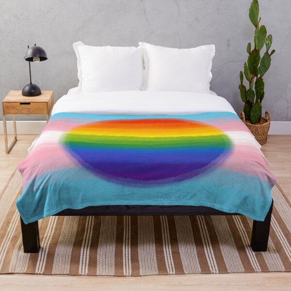 Item preview, Watercolor Transgender Homosexual Rainbow Pride Flag designed and sold by Sum-Thangs.
