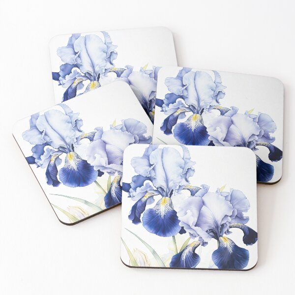 Item preview, Blue Irises  designed and sold by Vanover Designs.