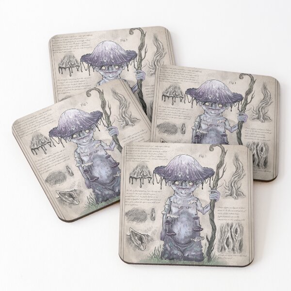 Item preview, Inky Cap Mushroom Creature designed and sold by CharlotteGanz.