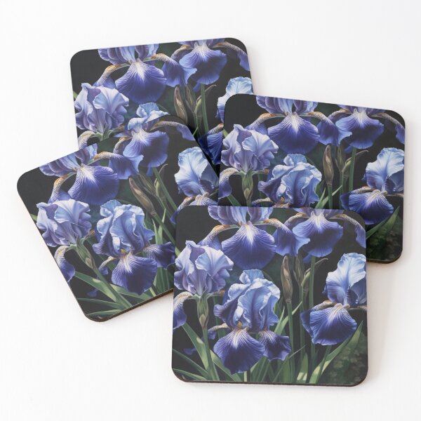 Item preview, Blue Irises  designed and sold by Vanover Designs.