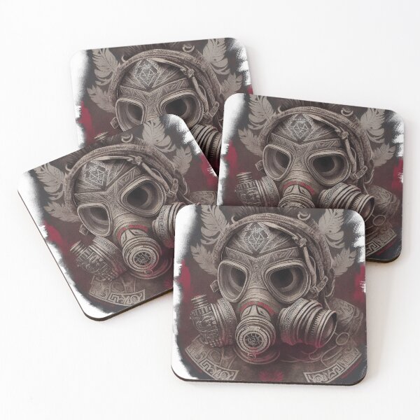 Item preview, Aztec gas mask designed and sold by Joako Zeta.