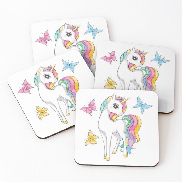 Item preview, unicorn with butterflies designed and sold by ritusdesigns.