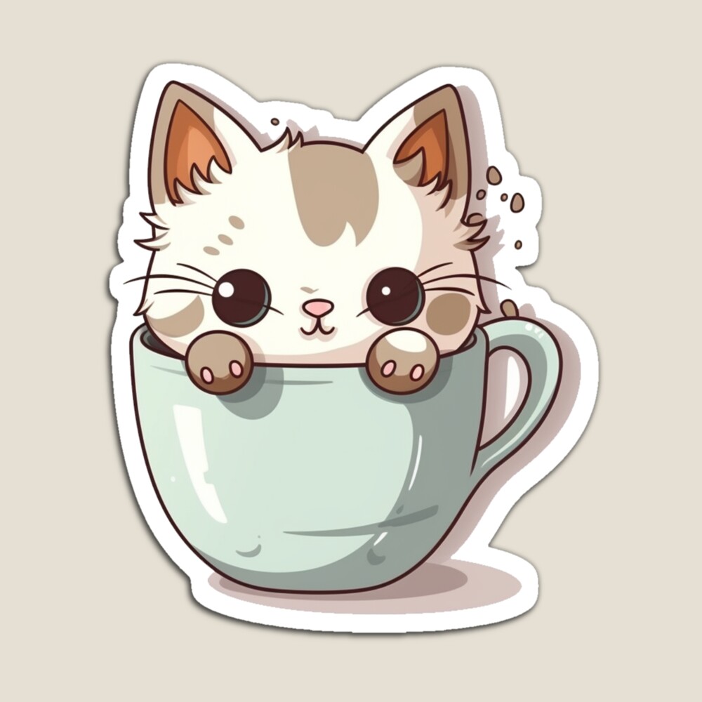 Cute Coffee Cats Kawaii Mug