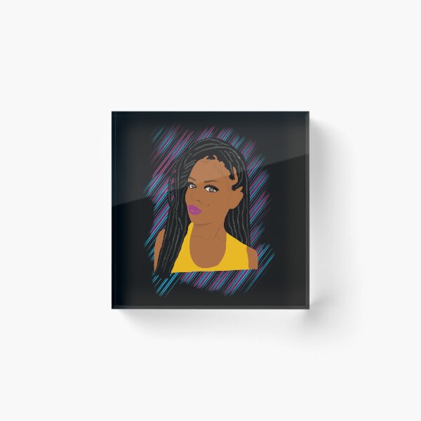 Item preview, Loc'd Black Woman Long Locs / Dreadlocks designed and sold by blackartmatters.