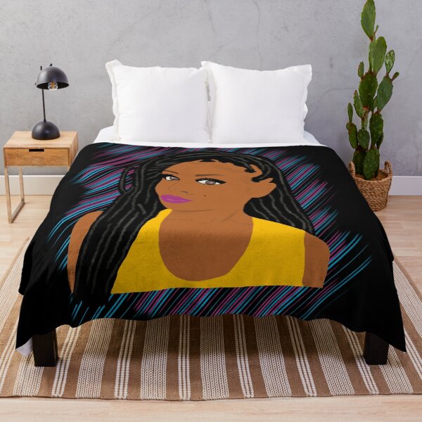 Item preview, Loc'd Black Woman Long Locs / Dreadlocks designed and sold by blackartmatters.
