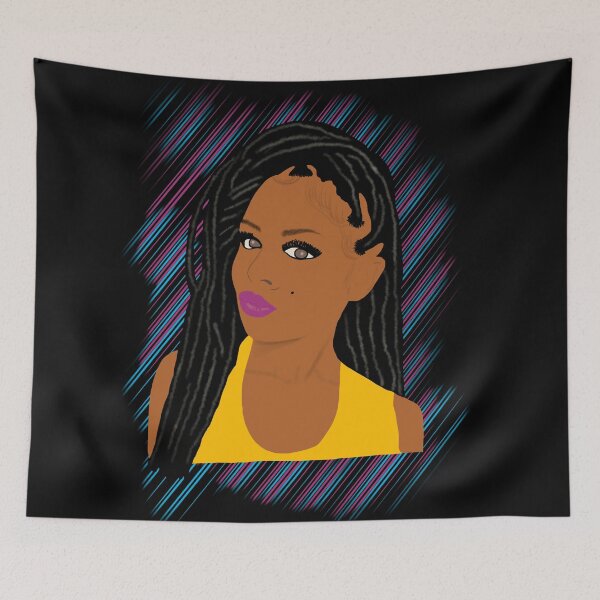 Item preview, Loc'd Black Woman Long Locs / Dreadlocks designed and sold by blackartmatters.