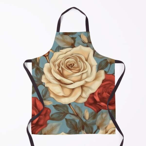 Item preview, BEAUTIFUL BEIGE AND RED ROSE SEAMLESS PATTERN designed and sold by SPECTRA005.