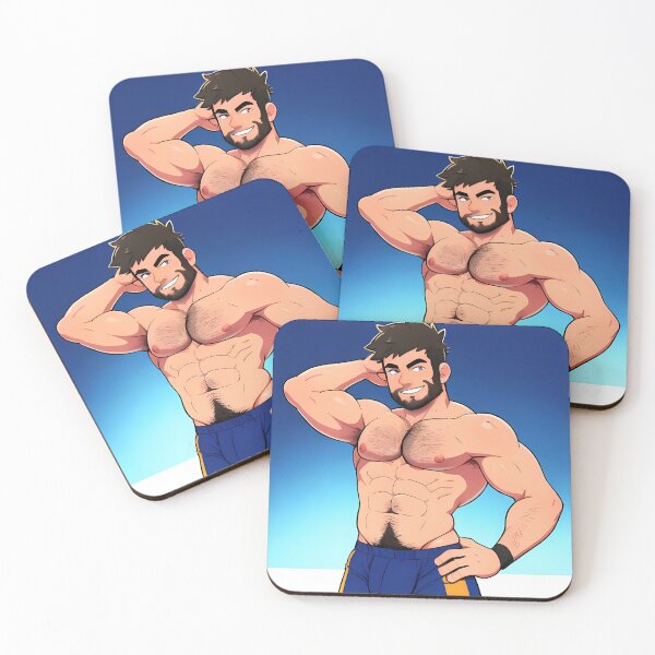 Item preview, Gay Muscle Man Posing - Caleb designed and sold by YassBro.