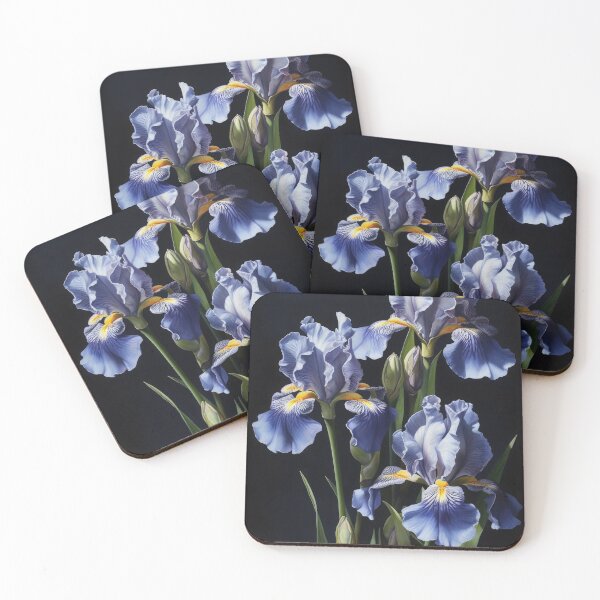 Item preview, Blue Irises  designed and sold by Vanover Designs.
