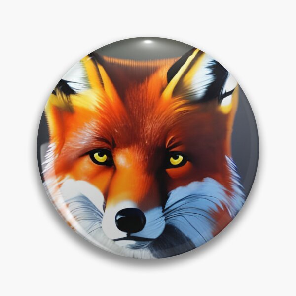 Item preview, Fox portrait, impasto, Ai Generated Art  designed and sold by ACC .