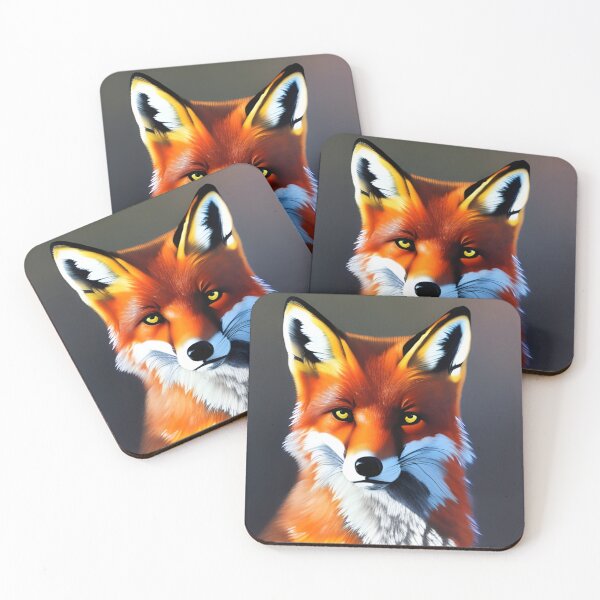 Item preview, Fox portrait, impasto, Ai Generated Art  designed and sold by ACC .