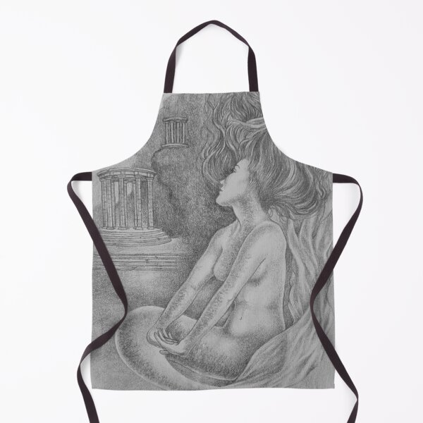 Item preview, Little mermaid with pencil designed and sold by veronicavalere.