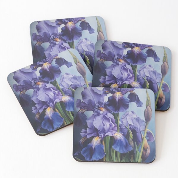 Item preview, Blue Irises  designed and sold by Vanover Designs.