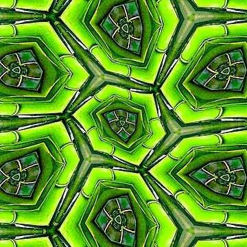 Artwork thumbnail, Blue Bamboo Pattern by Patternflower