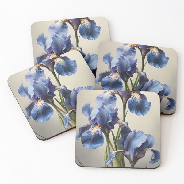 Item preview, Blue Irises  designed and sold by Vanover Designs.