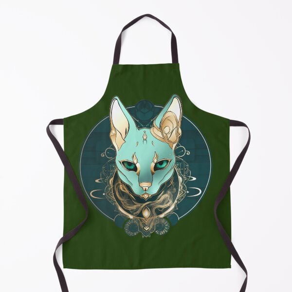 Artikelvorschau, Shinx-Katze. Sphynx-Katze mit floralem Dekor am Körper. Sphinx-Liebhaber, magische Katzen entworfen und verkauft von Anastasiia Yurevych.