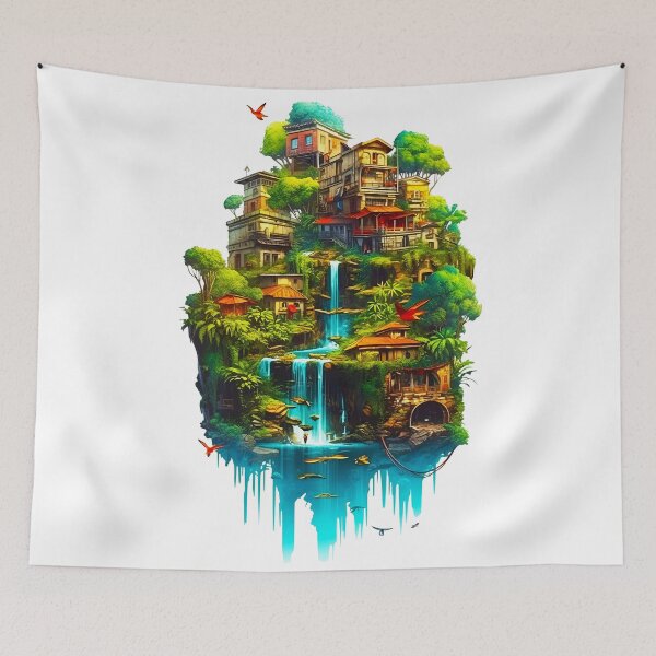 Item preview, "Fantasy Island" - Exotic Digital Art. designed and sold by Patrick Brodeur.