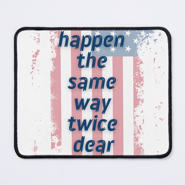 Item preview, Things never happen the same way twice dear one sticker  designed and sold by Kemobanawity.