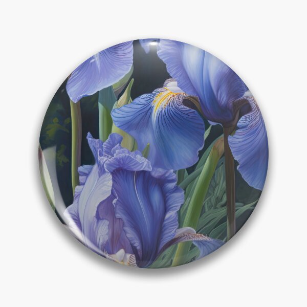 Artikelvorschau, Blaue Schwertlilien entworfen und verkauft von Vanover Designs.
