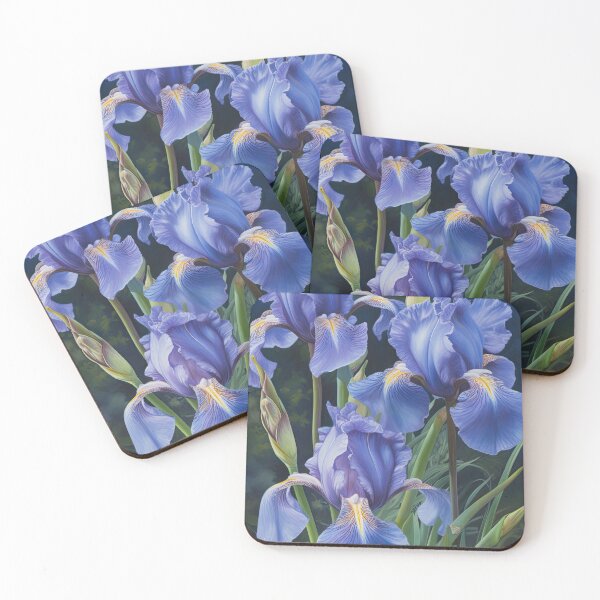 Item preview, Blue Irises  designed and sold by Vanover Designs.