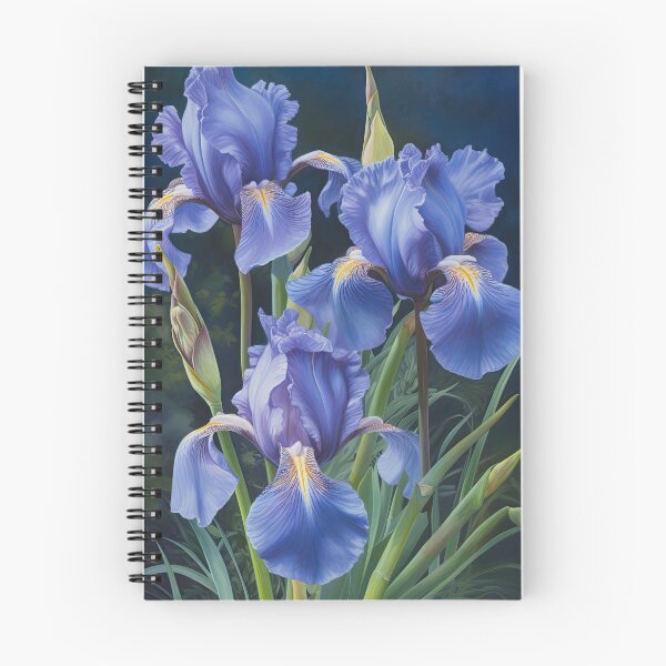 Artikelvorschau, Blaue Schwertlilien entworfen und verkauft von Vanover Designs.