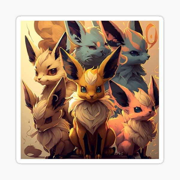 Eeveelution Pokemon Anime - Diamond Paintings 