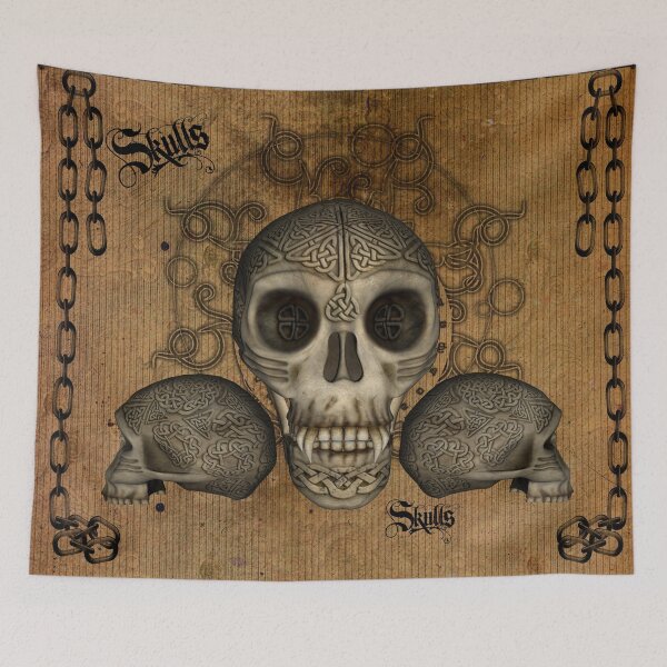 Item preview, Awesome skulls with celtic knot designed and sold by nicky2342.
