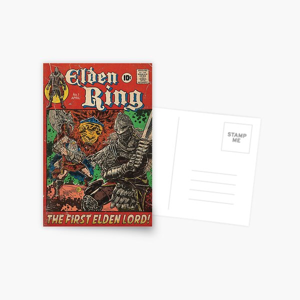 The First Elden Lord Elden Ring Comic book cover Fan Art