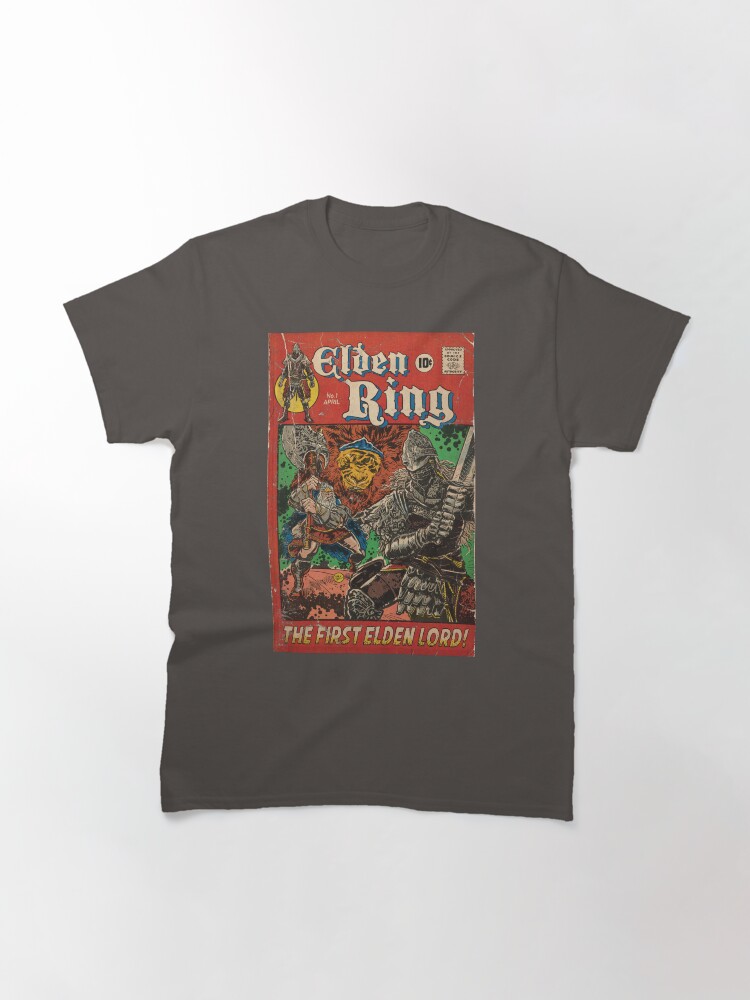 Thumbnail 3 of 7, Classic T-Shirt, "The First Elden Lord!" Comic book cover Fan Art designed and sold by MarkScicluna.