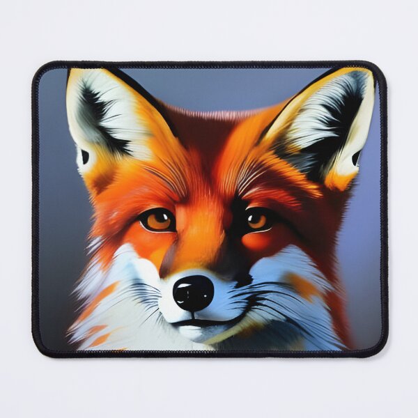 Item preview, Fox portrait, impasto, Ai Generated Art designed and sold by ACC .