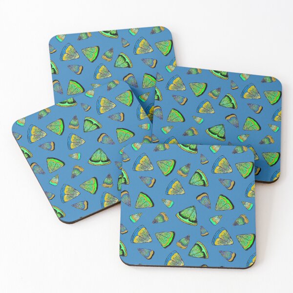 Item preview, Graphic colored slices, lemon slices, pattern bright  designed and sold by NayaChu.