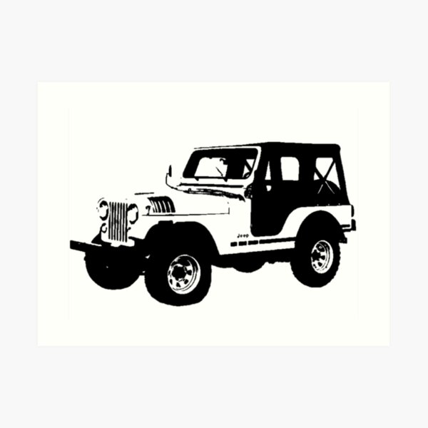 Stiles Jeep Art Prints Redbubble