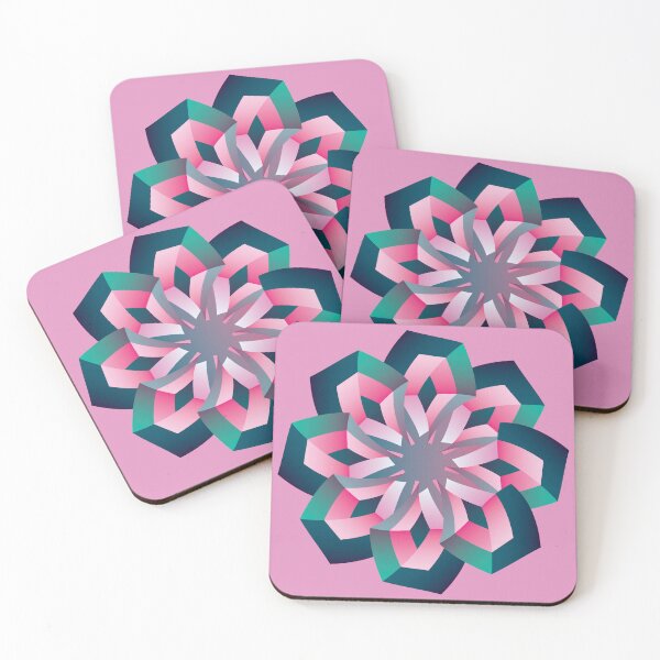 Item preview, Eight petal abstract flower, symbol of rebirth and purification designed and sold by IngaDesign.