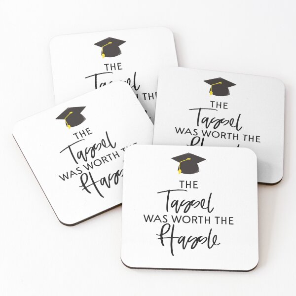 Item preview, The Tassel Was Worth The Hassle Grad Graduate Graduation Cap Design designed and sold by PreciouslyMade8.