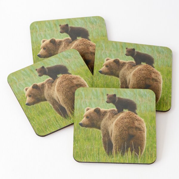 Item preview,  panoramic,panoramic wall art, panoramic canvas prints widescreen prints, wall posters, Tapestries,animals,Grizzly Bear wall art,Grizzly Bear artwork,Grizzly Bears,wild,Grizzly Bear art designed and sold by eyesight4vision.