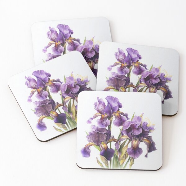 Item preview, Purple Irises  designed and sold by Vanover Designs.
