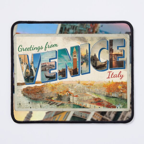 Item preview, Vintage style Greetings from Venice in Italy retro souvenir designed and sold by DeveloperProp0.