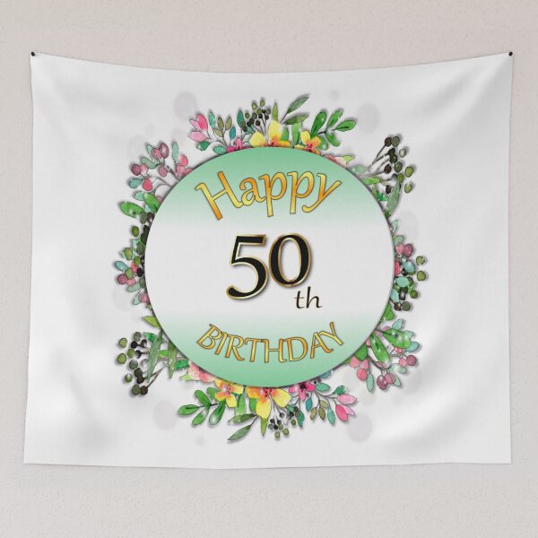 Item preview, Happy 50th Birthday designed and sold by KC Morcom.