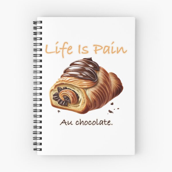 Item preview, Life is pain au chocolate designed and sold by lightjourney.