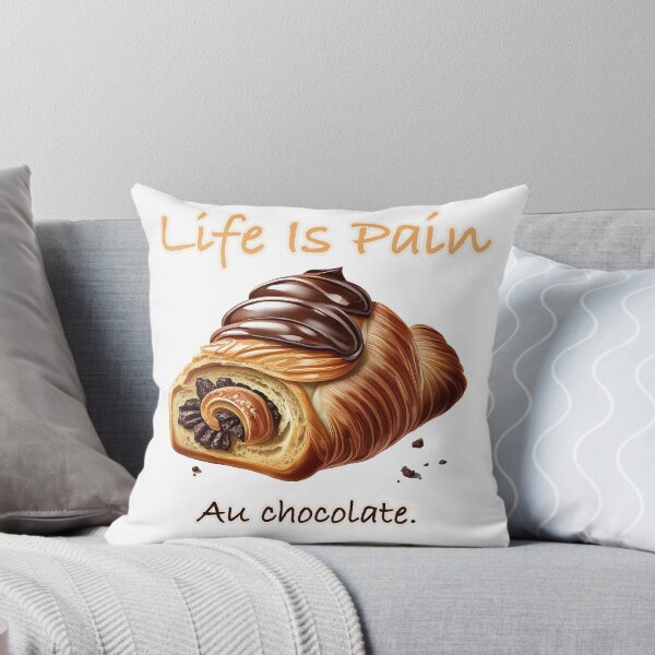 Item preview, Life is pain au chocolate designed and sold by lightjourney.