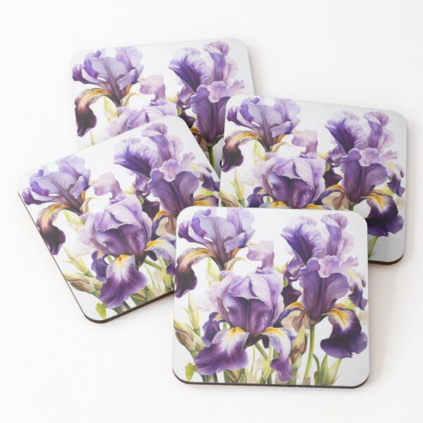 Item preview, Purple Irises designed and sold by Vanover Designs.