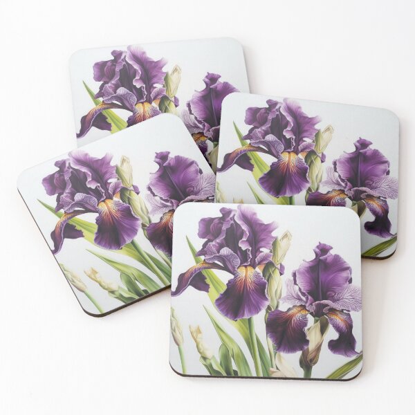 Item preview, Purple Irises  designed and sold by Vanover Designs.