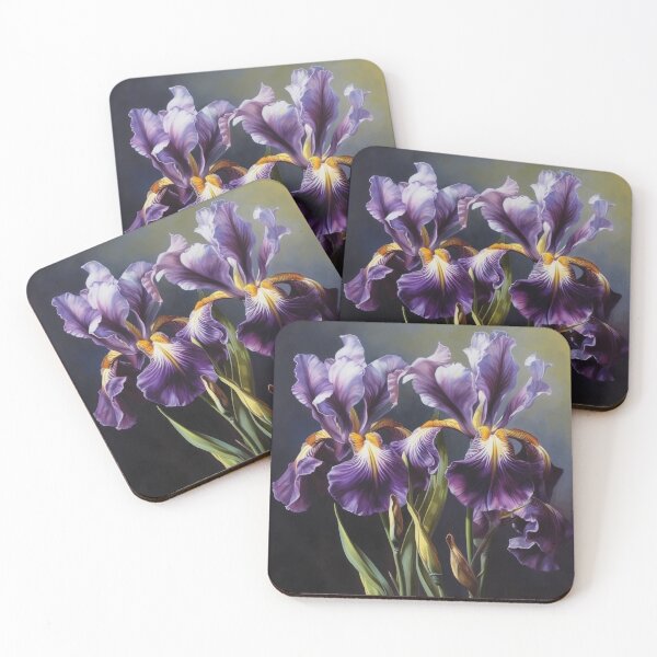 Item preview, Purple Irises  designed and sold by Vanover Designs.